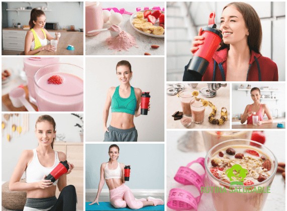 collage de fotos para tener un dieta saludable